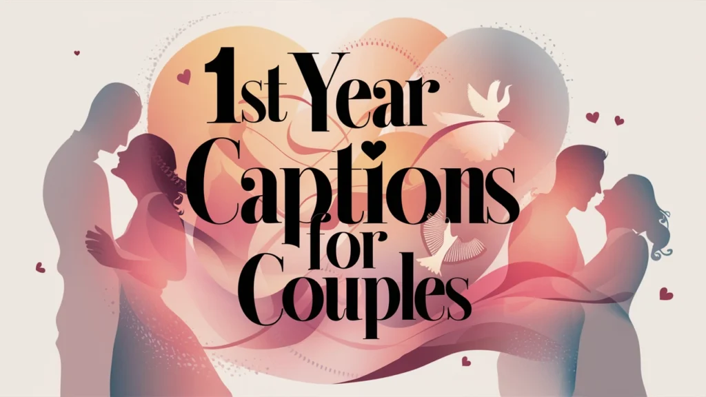 1st Year Captions for Couples