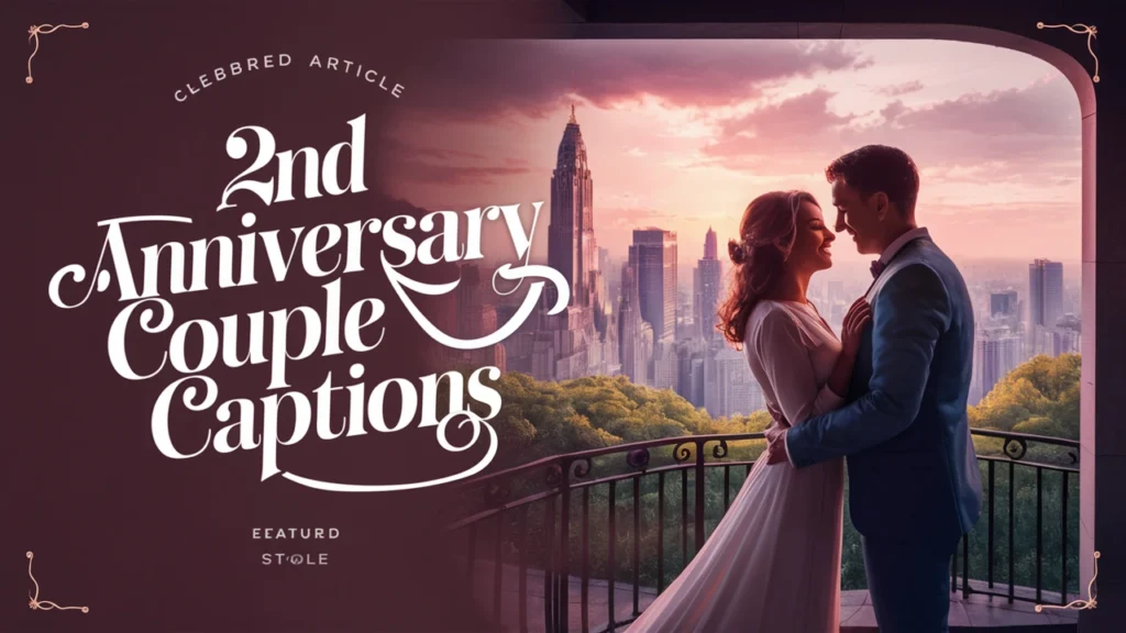 2nd Anniversary Couple Captions