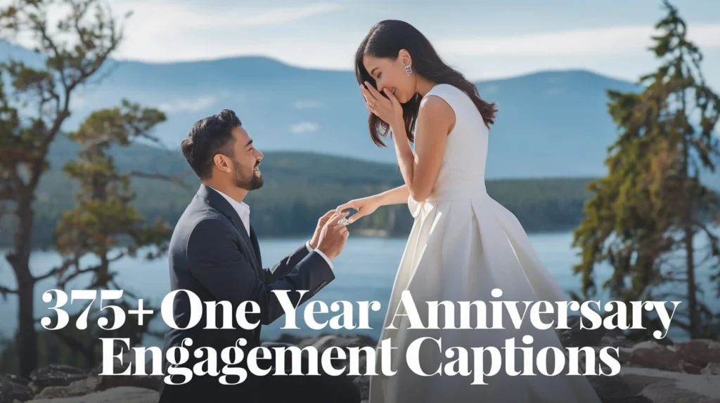 375+ One Year Anniversary Engagement Captions