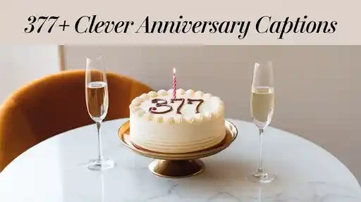 377+ Clever Anniversary Captions