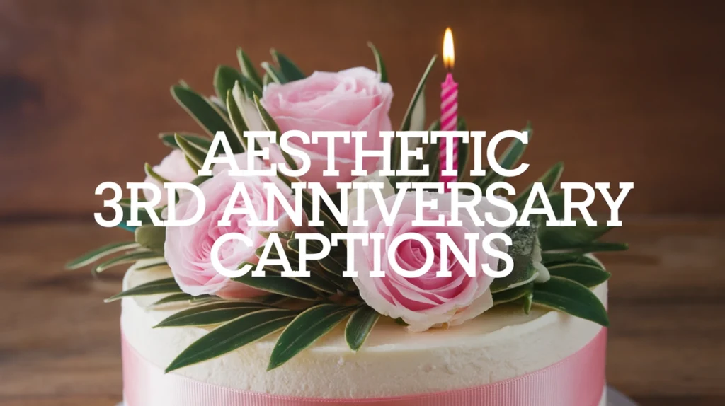 Aesthetic 3rd Anniversary Captions