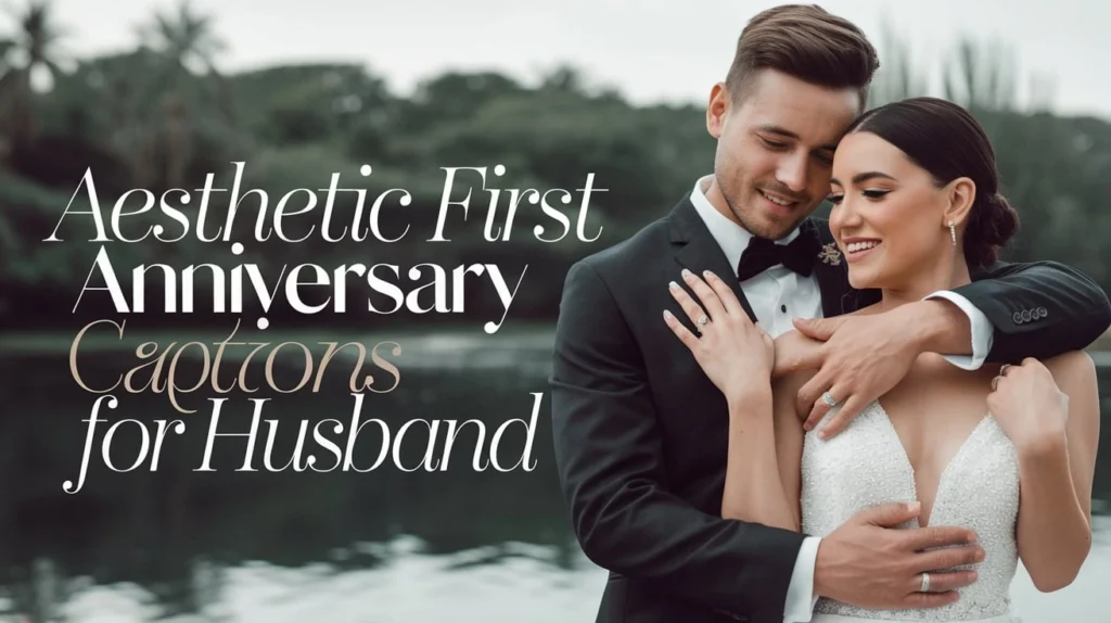 Aesthetic First Anniversary Captions for Husband