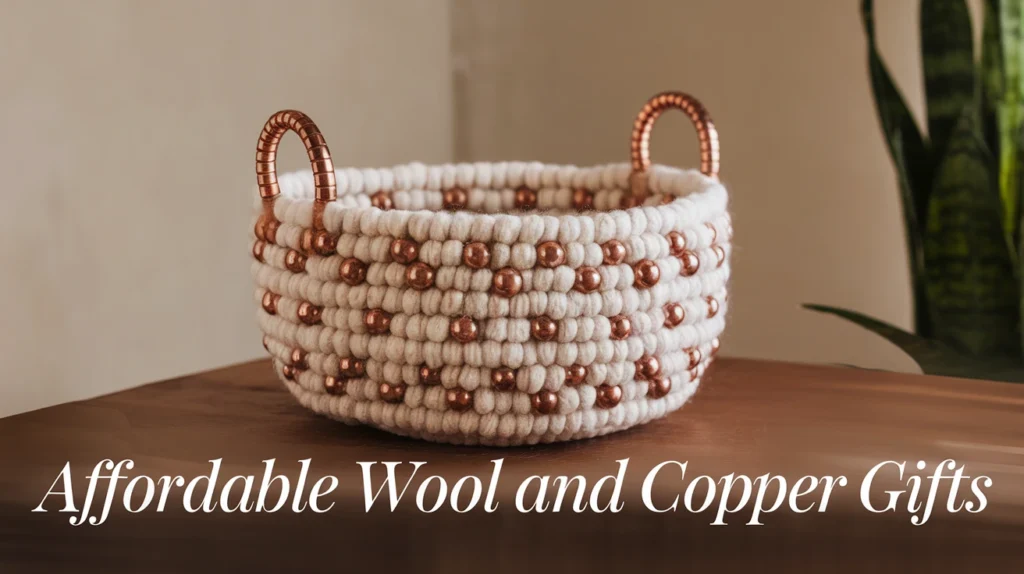 Affordable Wool and Copper Gifts