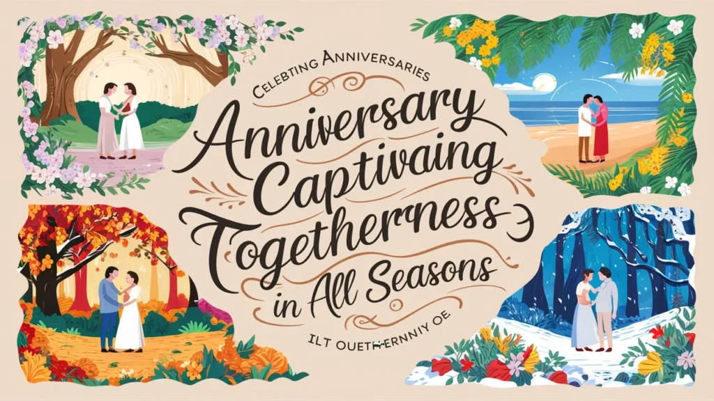 Anniversary Captions Emphasizing Togetherness in All Seasons