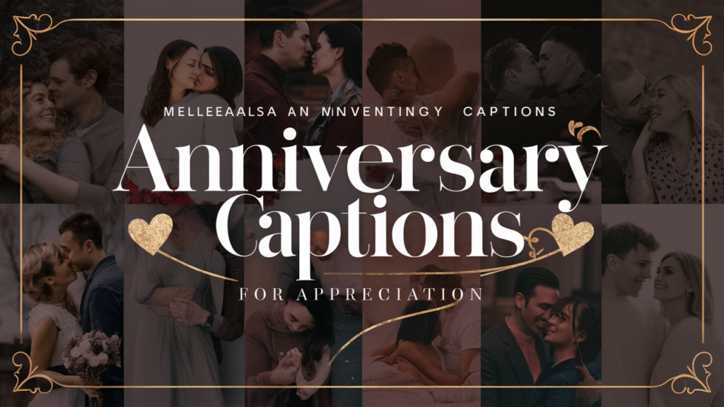 Anniversary Captions for Appreciation
