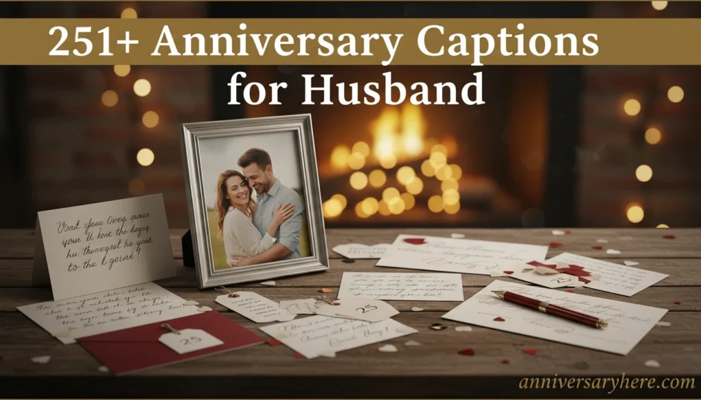 Anniversary Captions for Husband