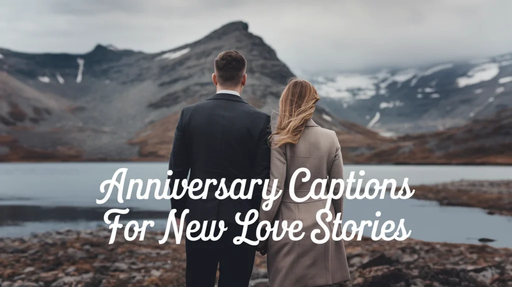 Anniversary Captions for New Love Stories