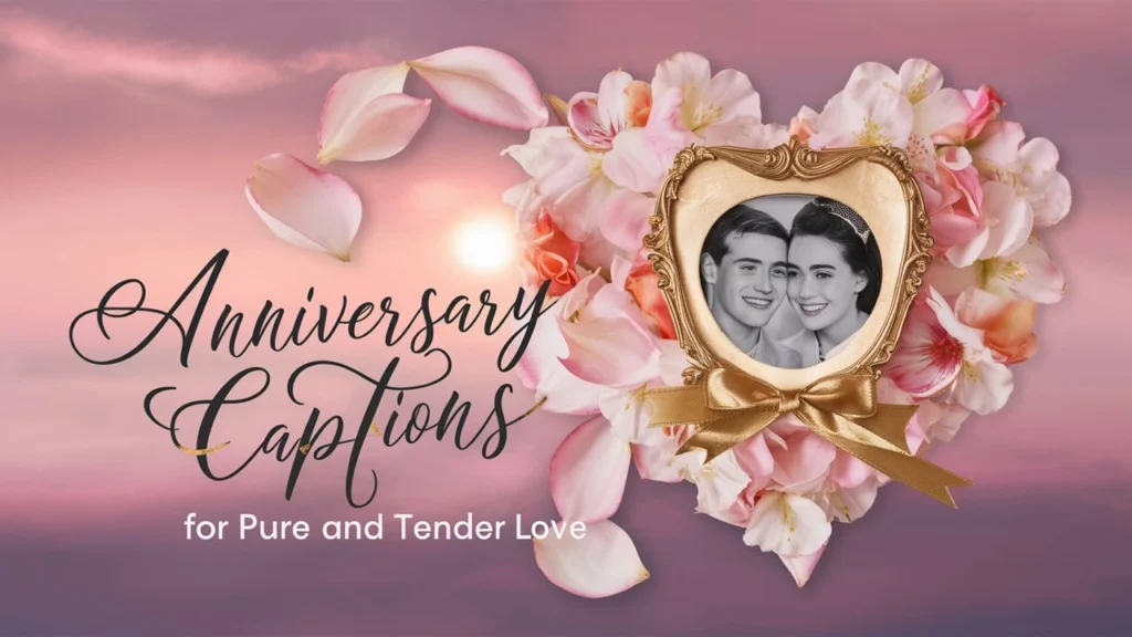 Anniversary Captions for Pure and Tender Love