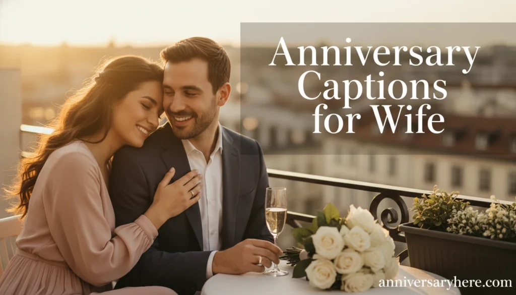 Anniversary Captions for Wife