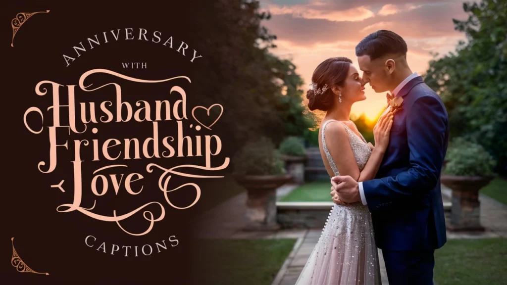 Anniversary Husband Friendship Love Captions