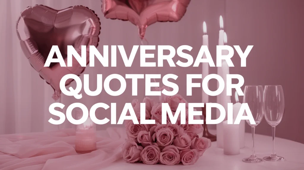 Anniversary Quotes for Social Media