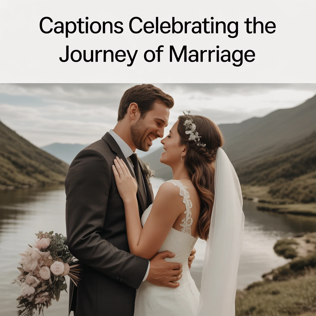 Captions Celebrating the Journey of Marriage
