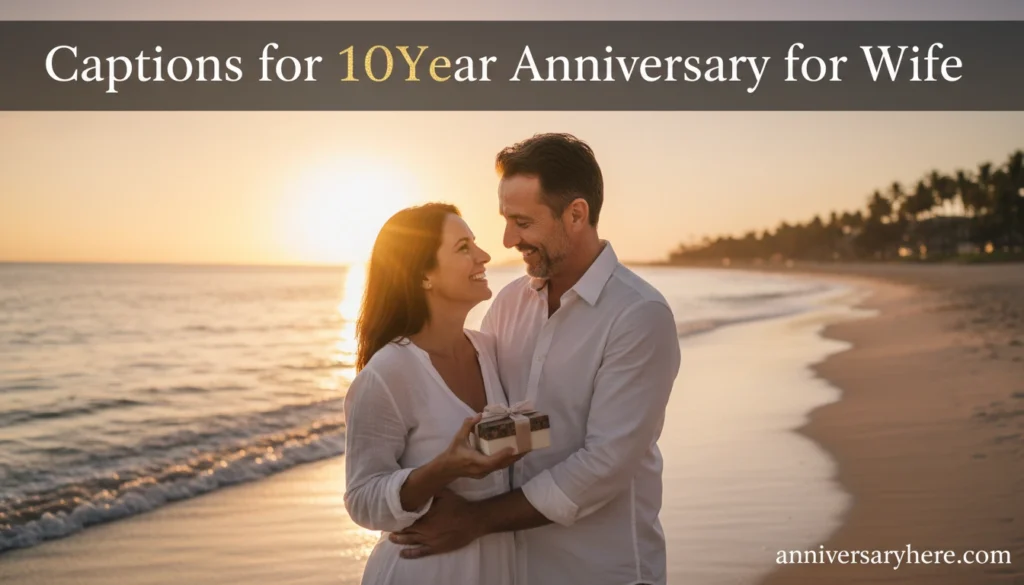 Captions for 10Year Anniversary for Wife