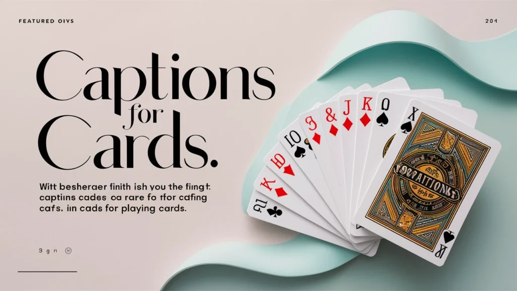 Captions for Cards