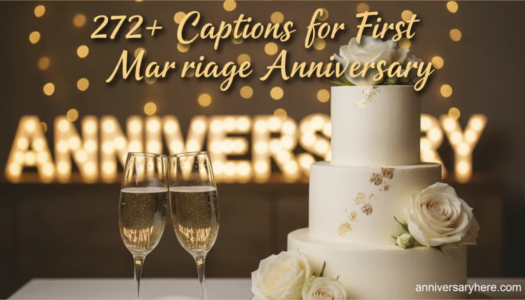 Captions for First Marriage Anniversary