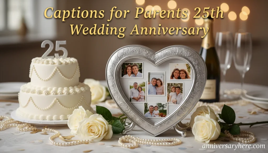 Captions for Parents 25th Wedding Anniversary