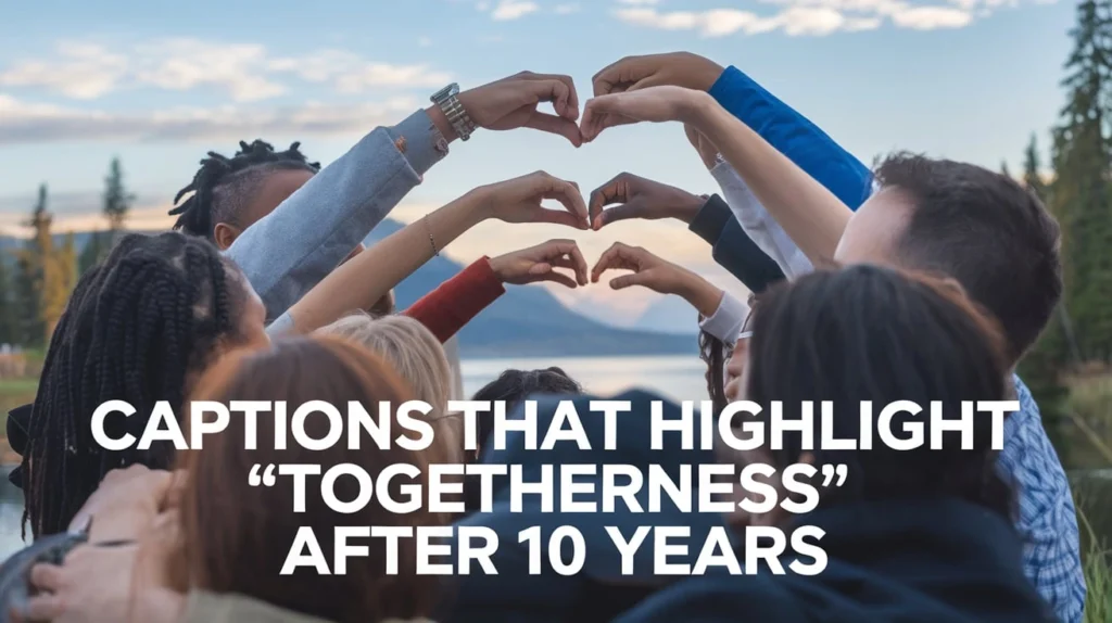 Captions That Highlight “Togetherness” After 10 Years