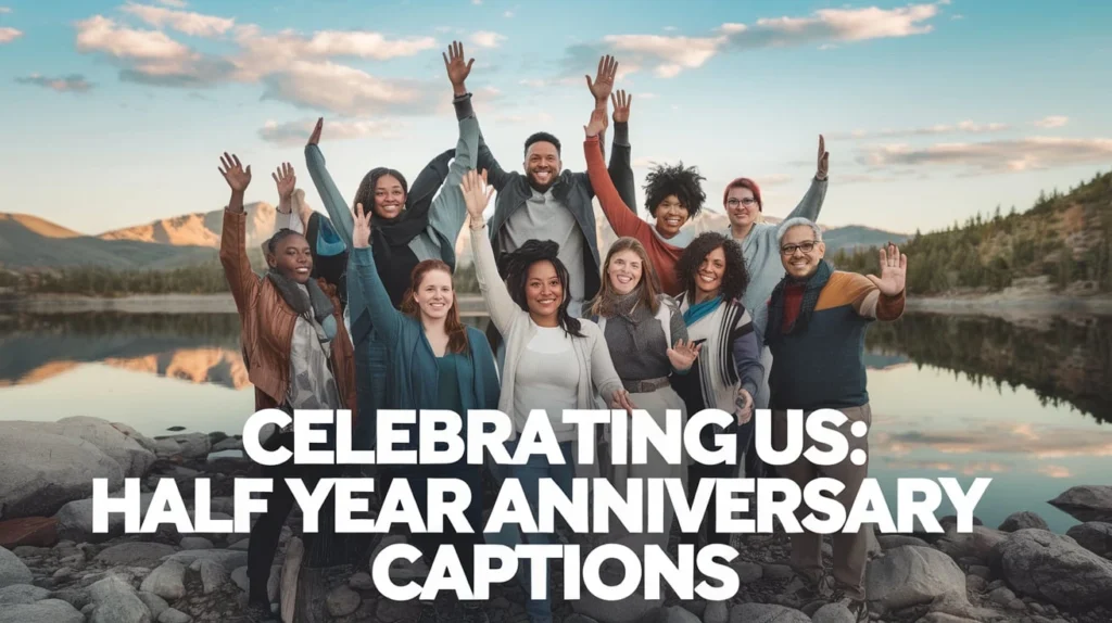 Celebrating Us: Half Year Anniversary Captions