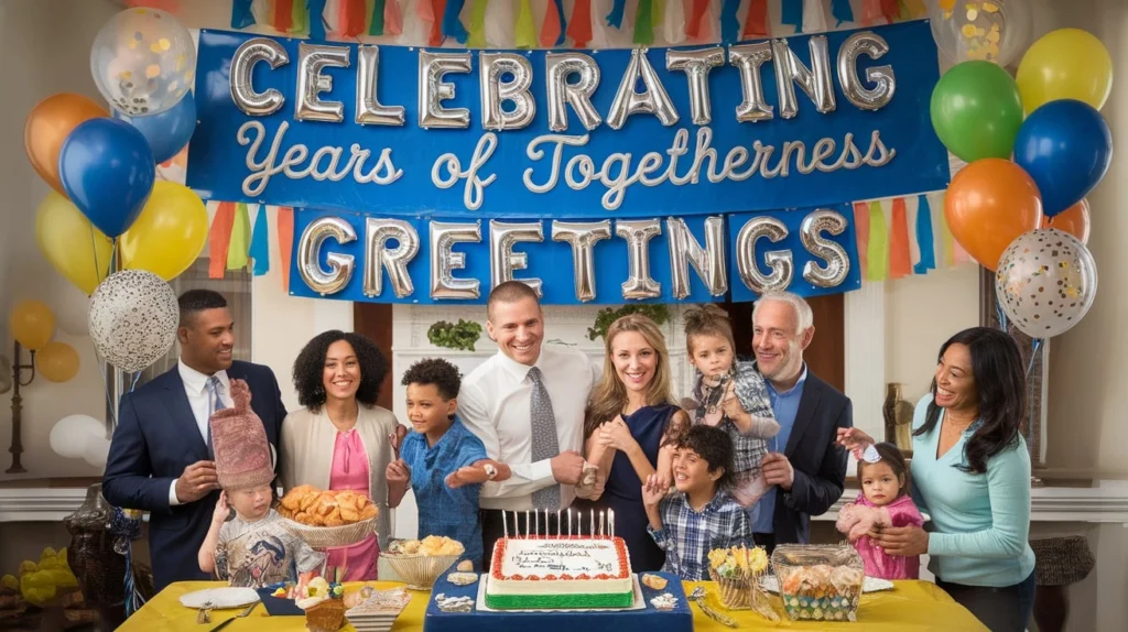 Celebrating Years of Togetherness Greetings