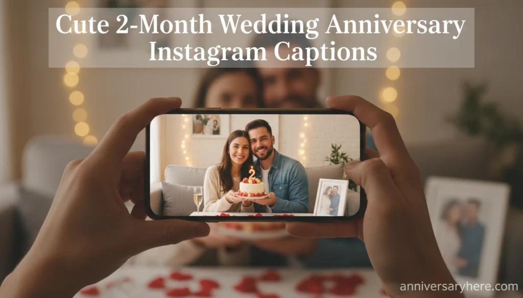 Cute 2Month Wedding Anniversary Instagram Captions