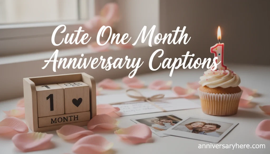 Cute One Month Anniversary Captions