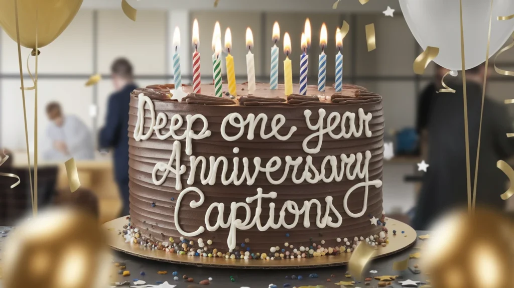 Deep One Year Anniversary Captions