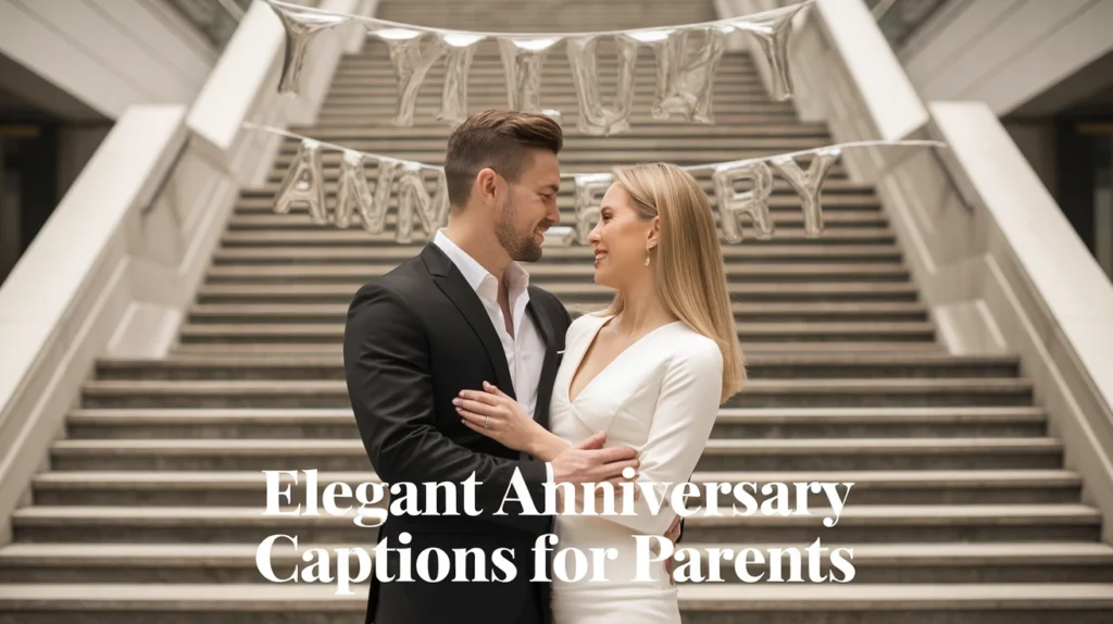 Elegant Anniversary Captions for Parents