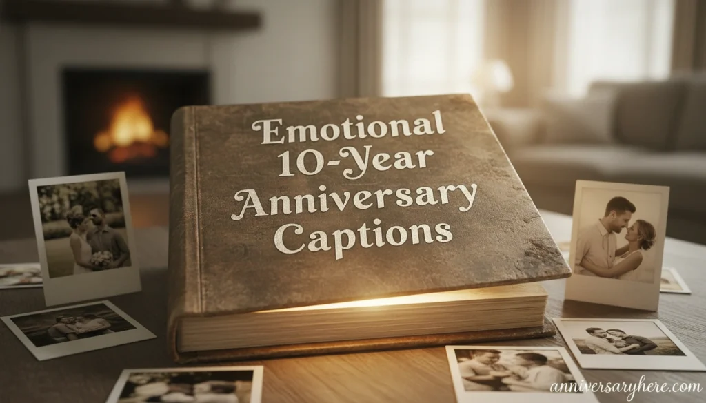 Emotional 10Year Anniversary Captions