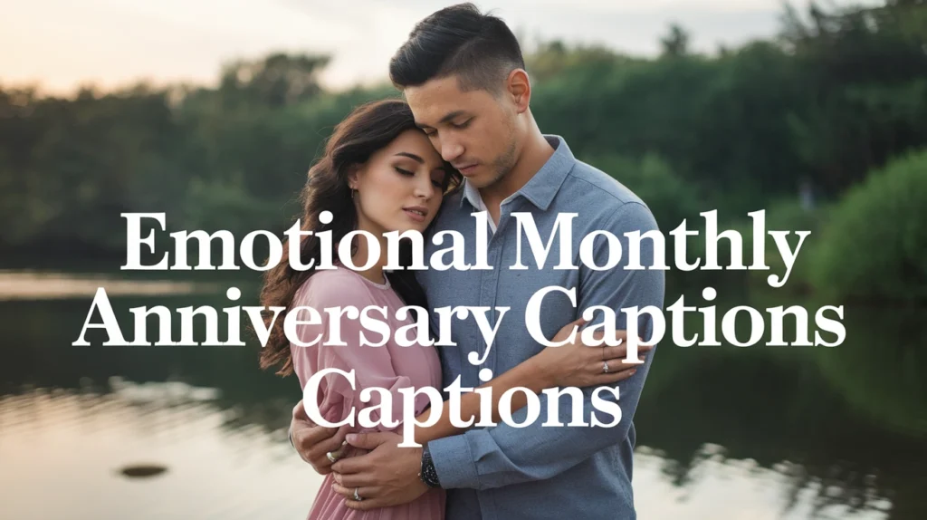Emotional Monthly Anniversary Captions