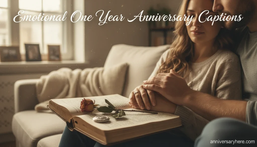 Emotional One Year Anniversary Captions