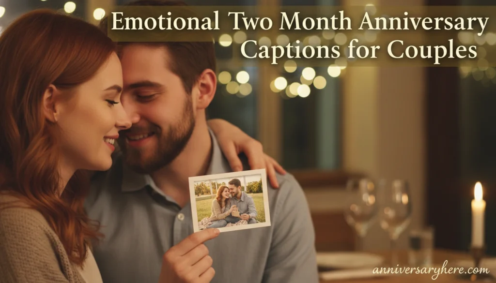 Emotional Two Month Anniversary Captions for Couples