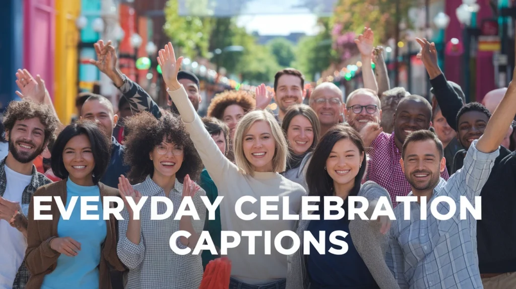 Everyday Celebration Captions