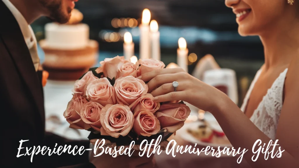 experience based 9th anniversary gifts