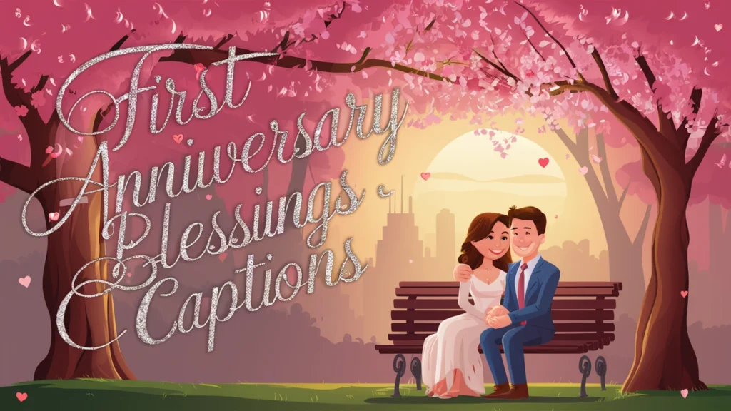 First Anniversary Blessings Captions