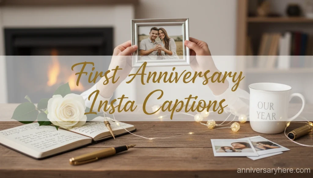 First Anniversary Insta Captions