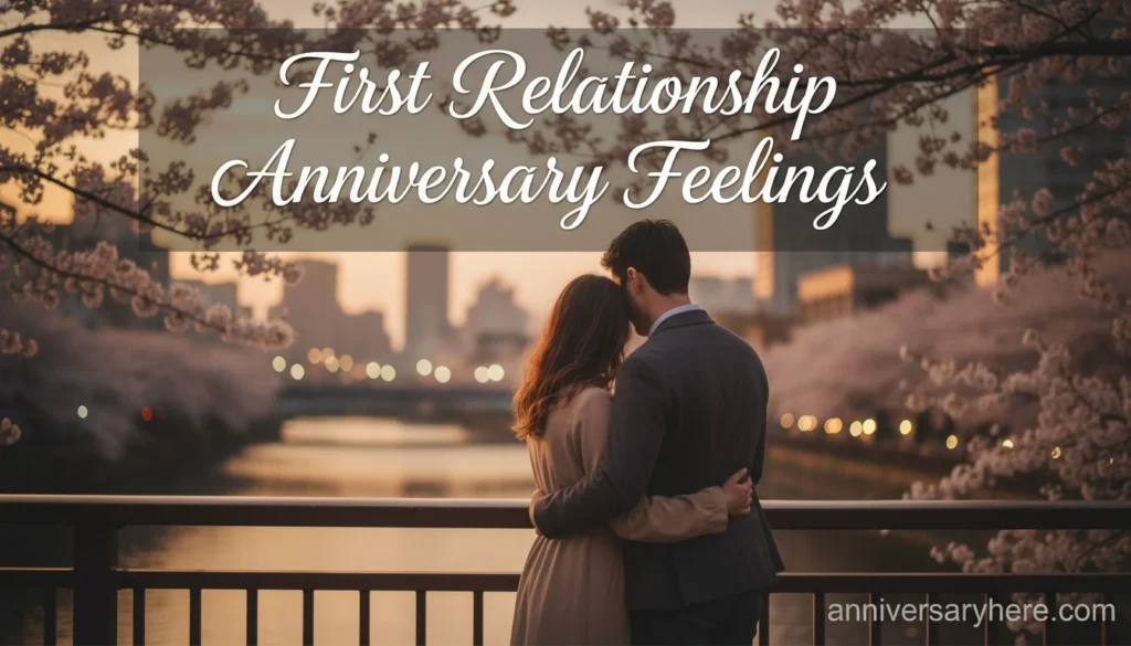 First Relationship Anniversary Feelings