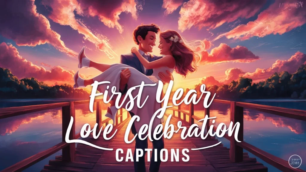 First Year Love Celebration Captions