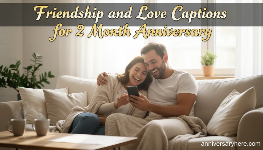 Friendship and Love Captions for 2Month Anniversary
