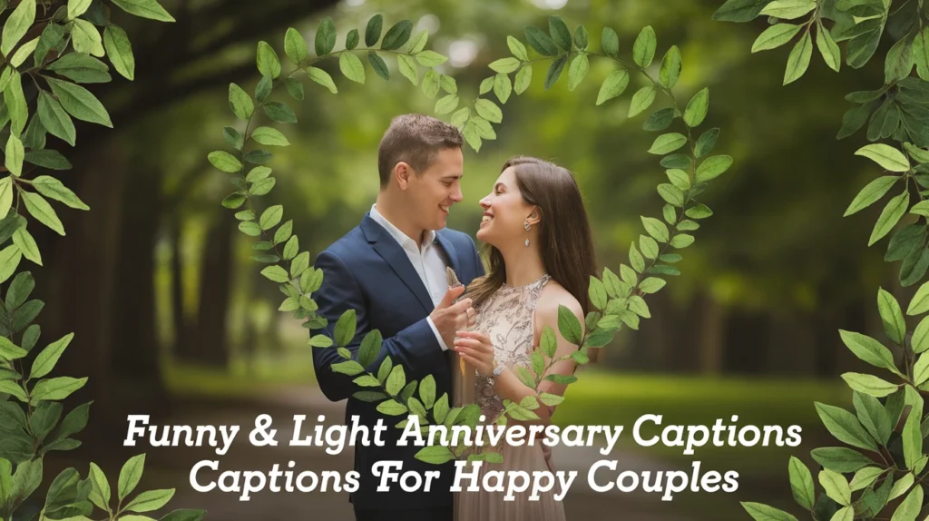 Funny & Light Anniversary Captions for Happy Couples