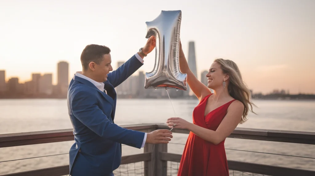 Funny & Playful 1st Anniversary Captions