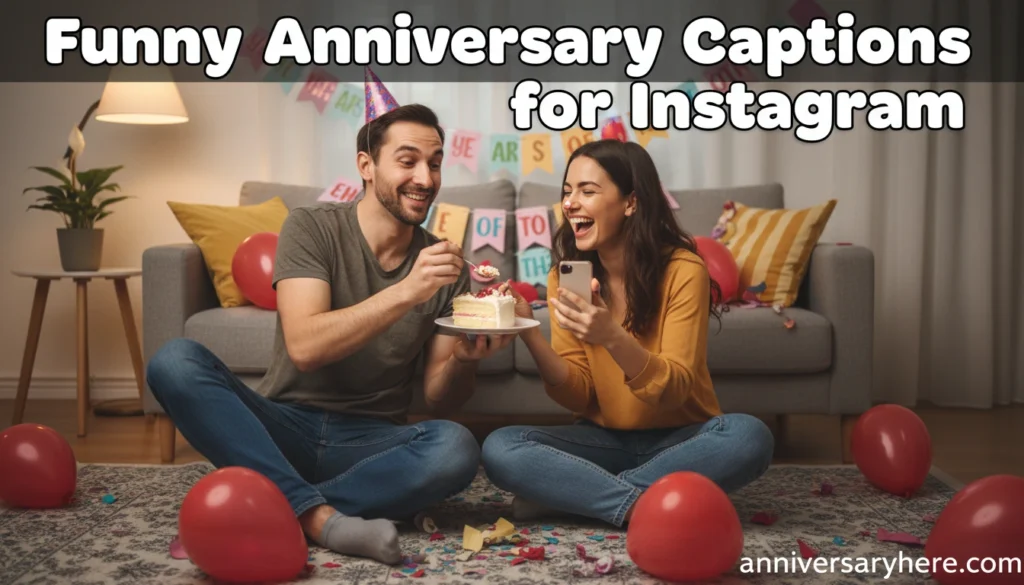 Funny Anniversary Captions for Instagram