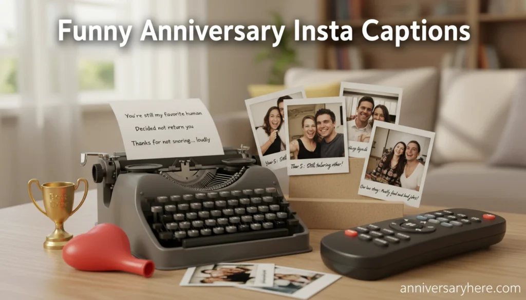 Funny Anniversary Insta Captions