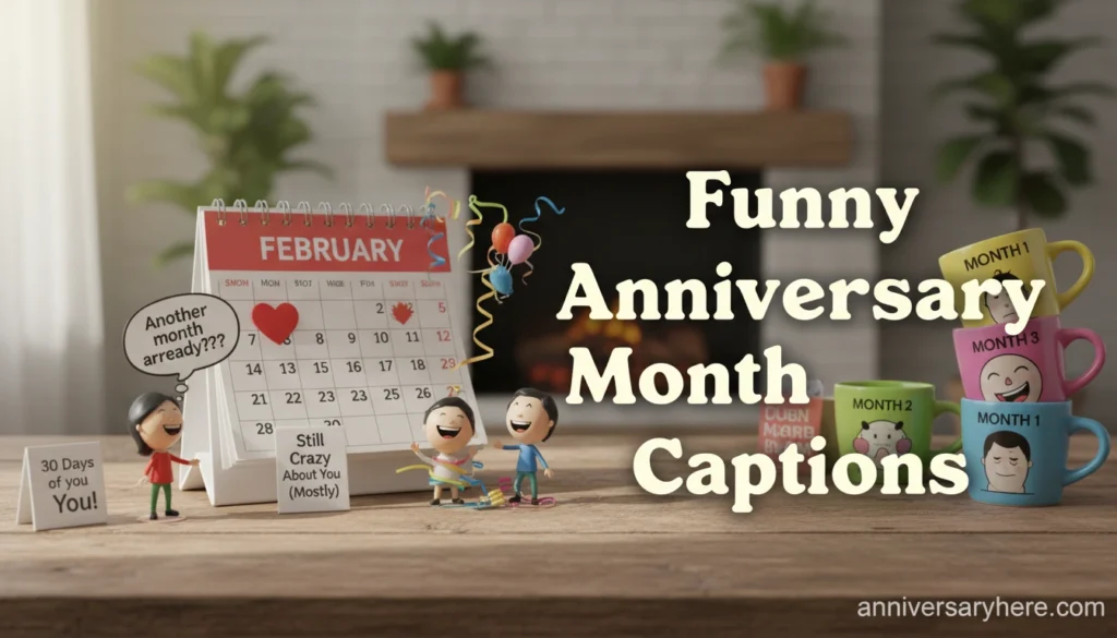 Funny Anniversary Month Captions