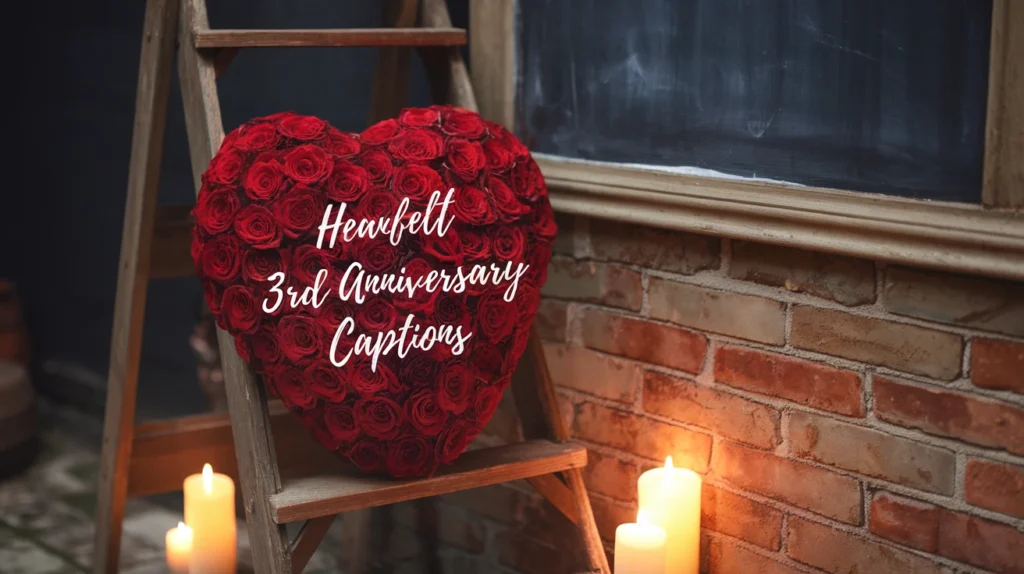 Heartfelt 3rd Anniversary Captions