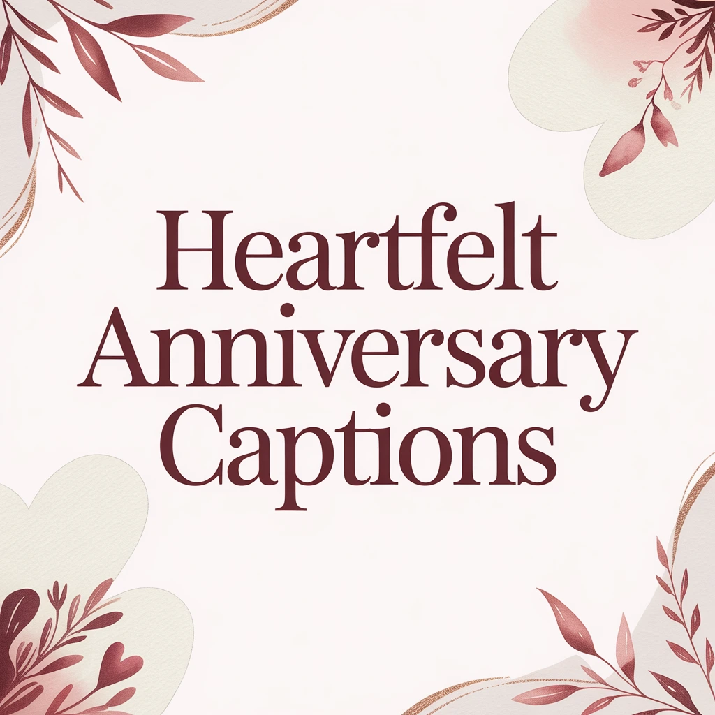 Heartfelt Anniversary Captions