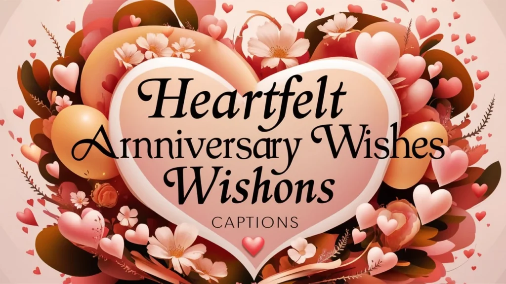 Heartfelt Anniversary Wishes Captions