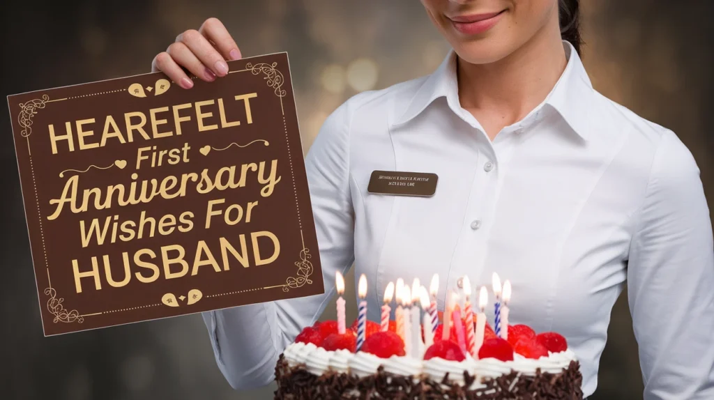 Heartfelt First Anniversary Wishes for Husband