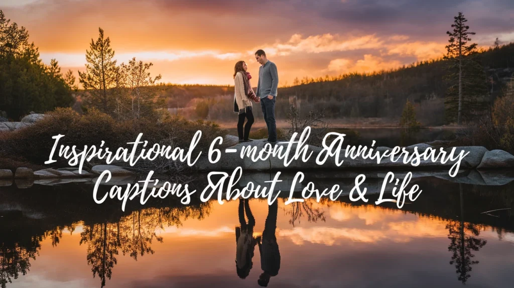 Inspirational 6‑Month Anniversary Captions about Love & Life