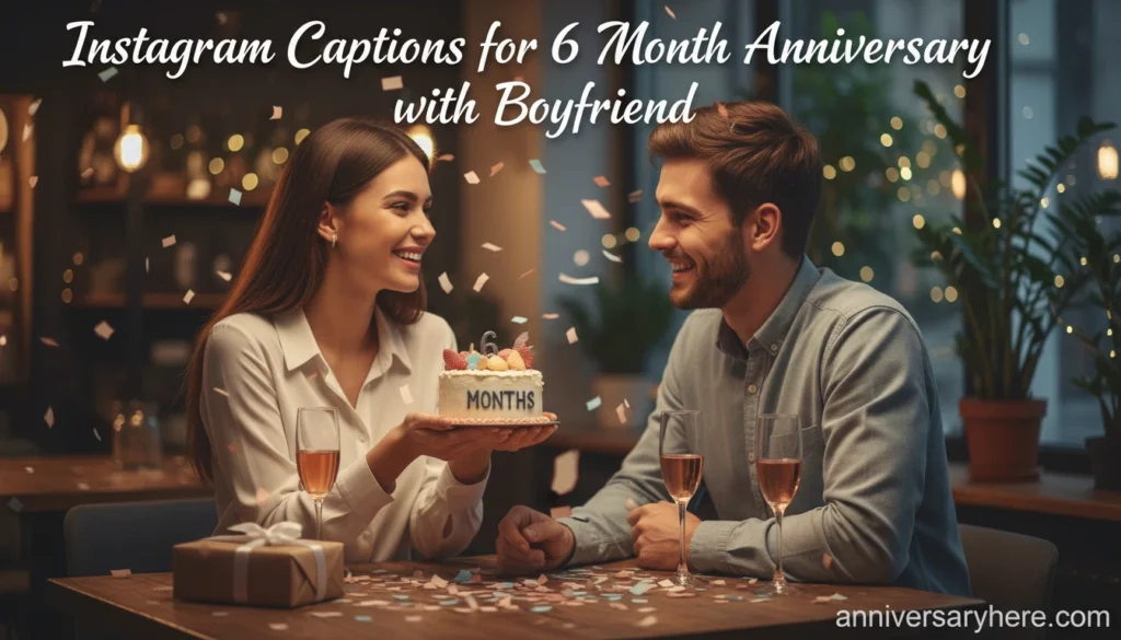 Instagram Captions for 6 Month Anniversary with Boyfriend