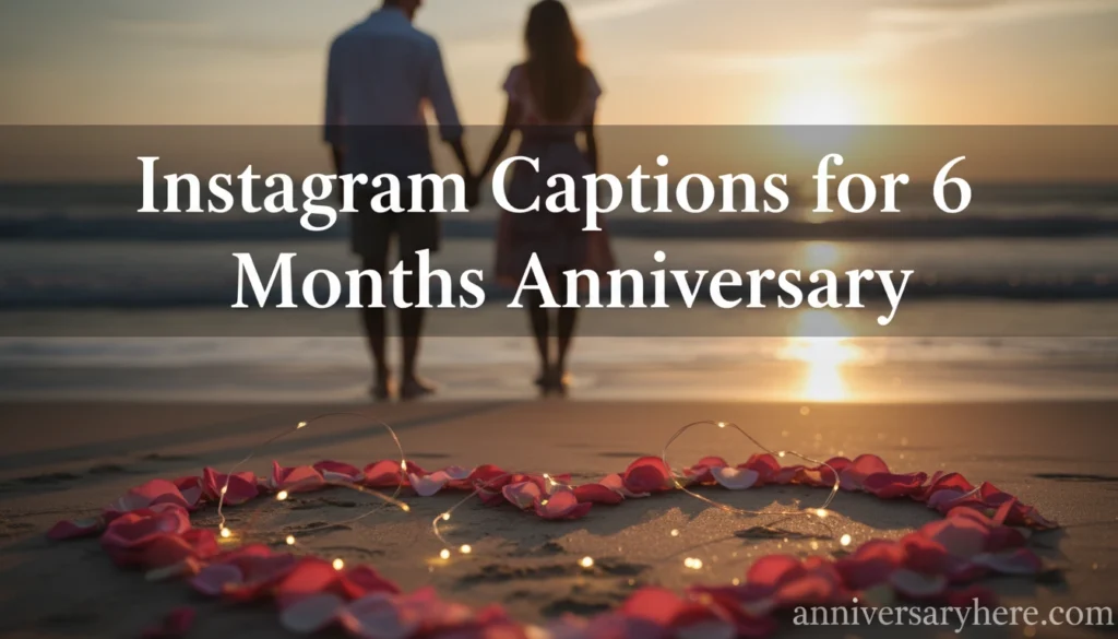 Instagram Captions for 6 Months Anniversary